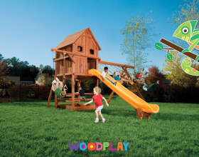 5' Playhouse with Upper Enclosure