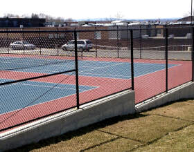 TROY HIGH SCHOOL TENNIS COURT