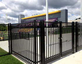 SUNY ALBANY FOOTBALL STADIUM ALUMINUM FENCE