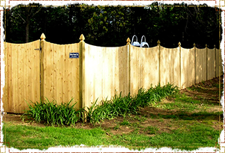 Cedar Wood Fence - Siena Fence - Fence Company Near Me